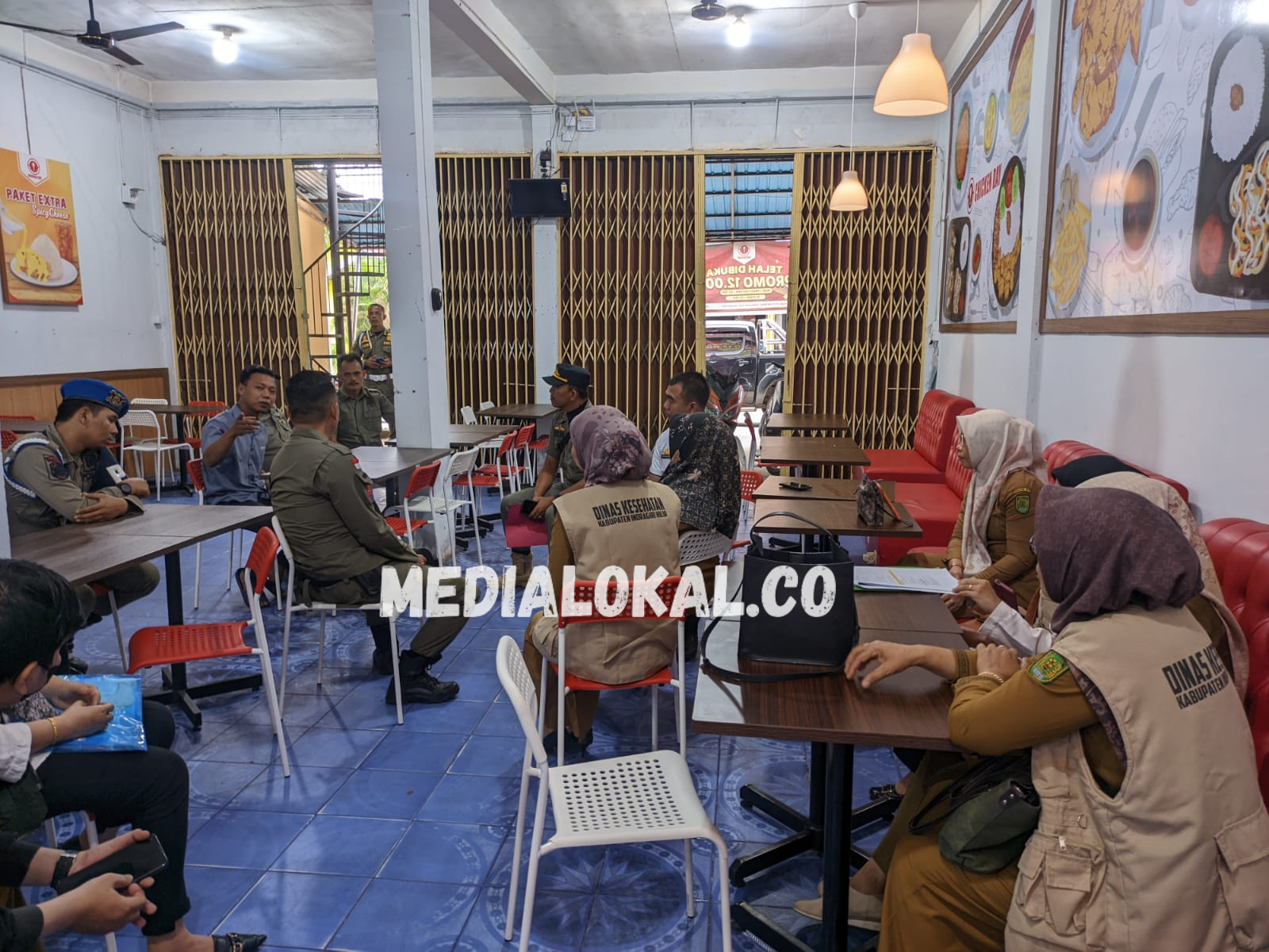 Dinkes Bersama OPD Terkait Sidak Tempat Pengelolaan Pangan Terkait Sertifikat SLHS