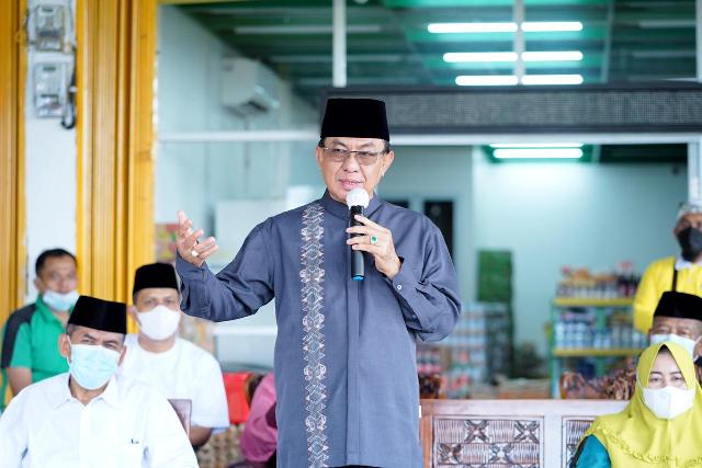Bupati Lepas 2700 Paket Premium Ramadhan Berkah 1442 H dari Baznas Inhil 