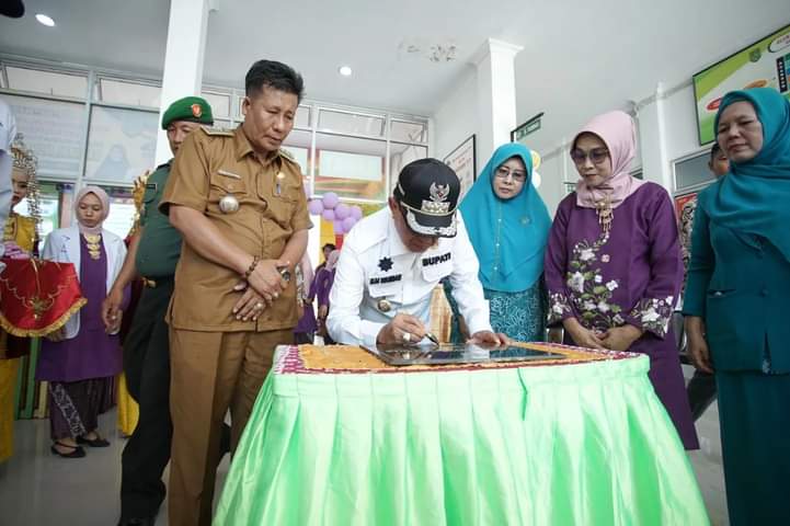 Peningkatan Pelayanan Kesehatan Gedung Baru UPT Puskesmas Kecamatan Mandah Diresmikan