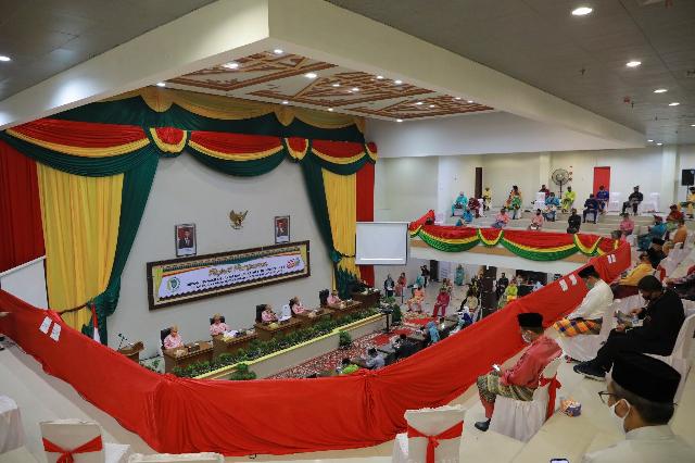 Terbuka Untuk Umum, Rapat Paripurna Milad Inhil ke-55 Sesuai Protokol Kesehatan Covid-19