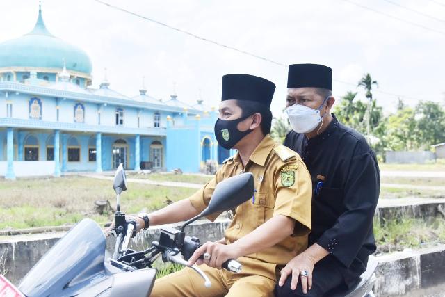 Hari ke-14 Ramadhan 1442 H, Pemkab Inhil Kunjungi Masyarakat Kecamatan Gaung