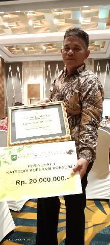 Didampingi Kadiskopukm Inhil, Koperasi Tasmal Raih Prestasi Terbaik Kedua Tingkat Provinsi Riau