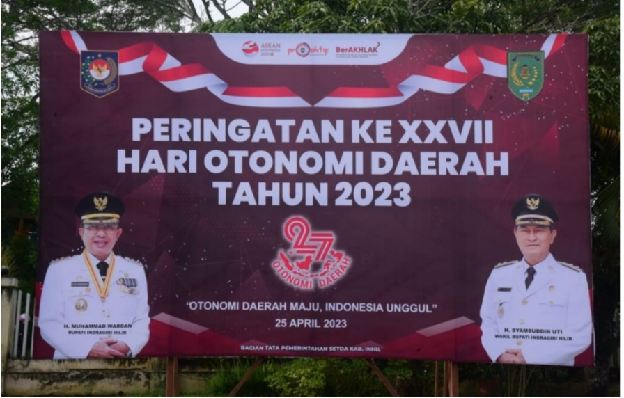 Pimpin Apel Hari Otda Ke-XXVII, Wabup Inhil H.Syamsuddin Uti : Dengan Otonomi, Daerah Mengalami Kemajuan.