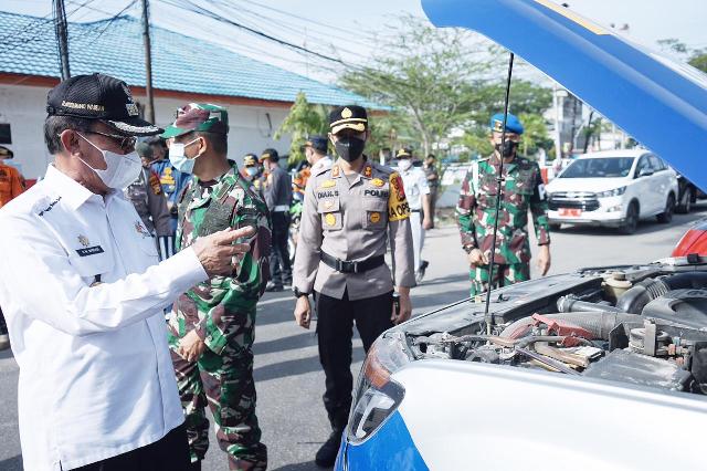 Bupati HM Wardan Pimpin Apel Gelar Pasukan Operasi Ketupat Lancang Kuning 2021