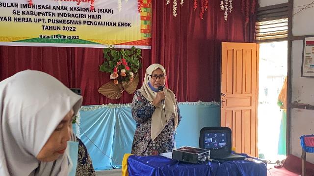 Pencanangan BIAN Tingkat Kabupaten, Dinkes Inhil Gelar di Pengalihan Enok