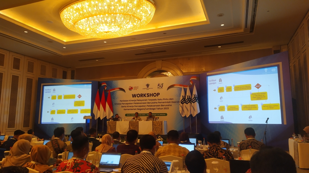 Kepala DPMPTSP Inhil Ikuti Workshop dan Sosialisasi yang Ditaja Kementrian Investasi di Jakarta