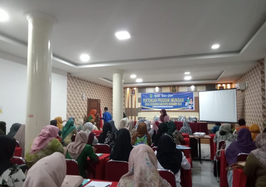 Dinkes Inhil Gelar Pertemuan Program Imunisasi yang Diikuti Seluruh Bidan dan Puskesmas se Inhil