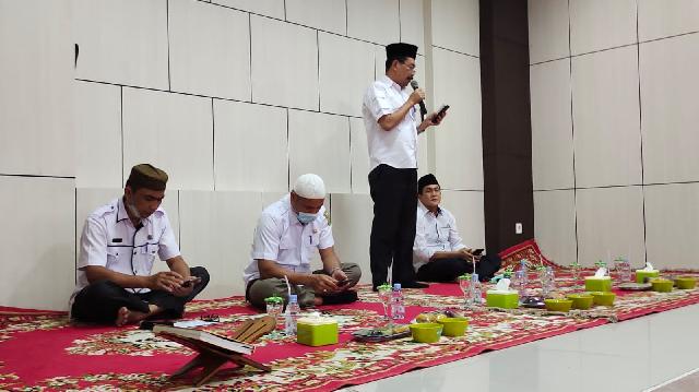 Serangkaian dengan Maulid Nabi Muhammad SAW, Disdik Inhil Gelar Pisah Sambut Pejabatnya