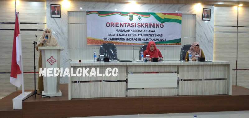 Dinas Kesehatan Kabupaten Indragiri Hilir Gelar Orientasi Skrining Kesehatan Jiwa