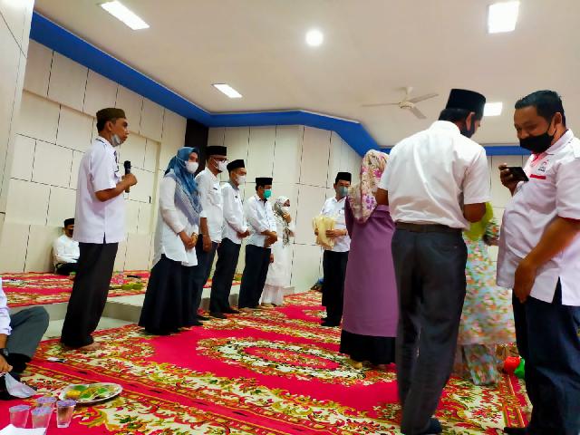 Serangkaian dengan Maulid Nabi Muhammad SAW, Disdik Inhil Gelar Pisah Sambut Pejabatnya