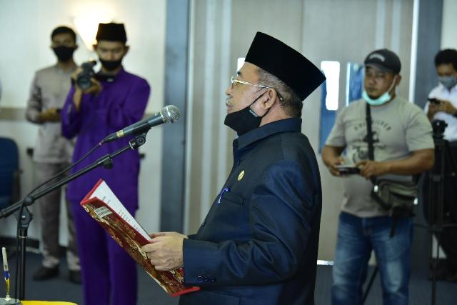 Resmi, PLh Bupati Bengkalis Lantik Syafarudin sebagai Kepala Desa Tasik Serai Barat