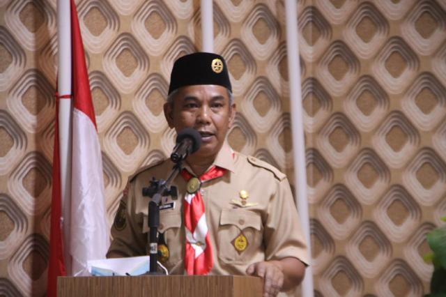 Hidupkan Kembali Ekstrakurikuler Kepramukaan, Disdik Inhil Taja Bimtek Pembina Pramuka 