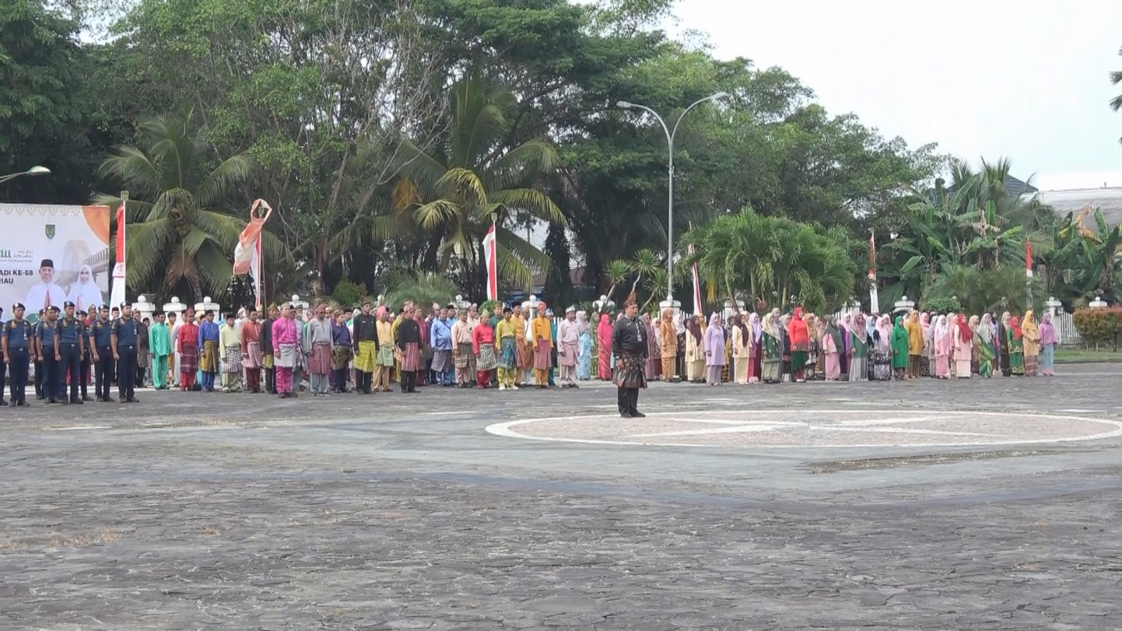 Peringatan Hari Jadi Provinsi Riau ke-68 di Inhil