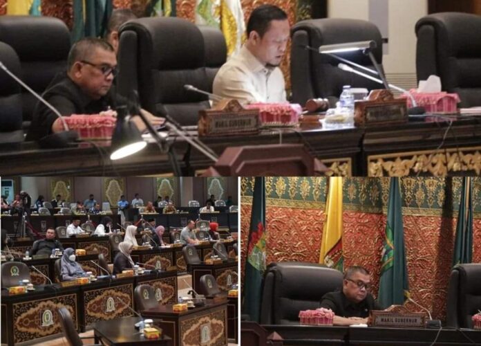DPRD Provinsi Riau Paripurna Beberapa Agenda