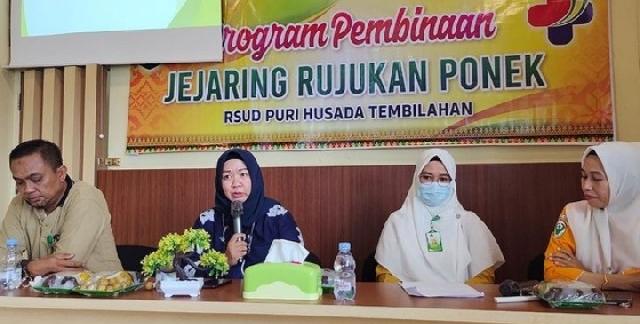 Pembinaan Jejaring PONEK Dilakukan RSUD PH Tembilahan di Puskesmas Gajah Mada