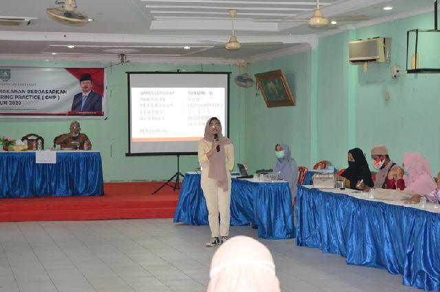 Disdagprin Bengkalis Taja Pelatihan Produk Makanan GMP