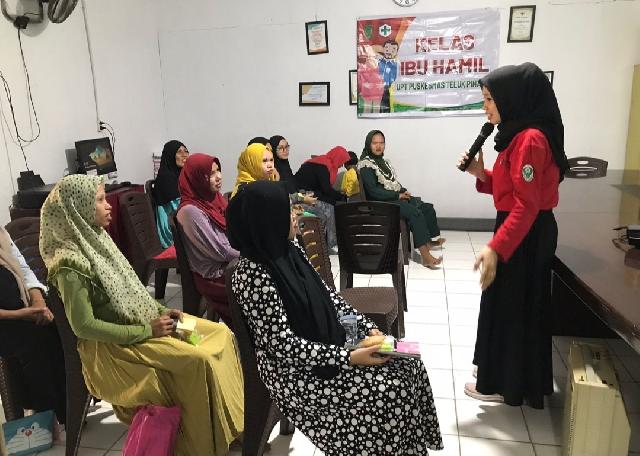 Setiap Bulan, UPT Puskesmas Teluk Pinang Buka Kelas Khusus Ibu Hamil