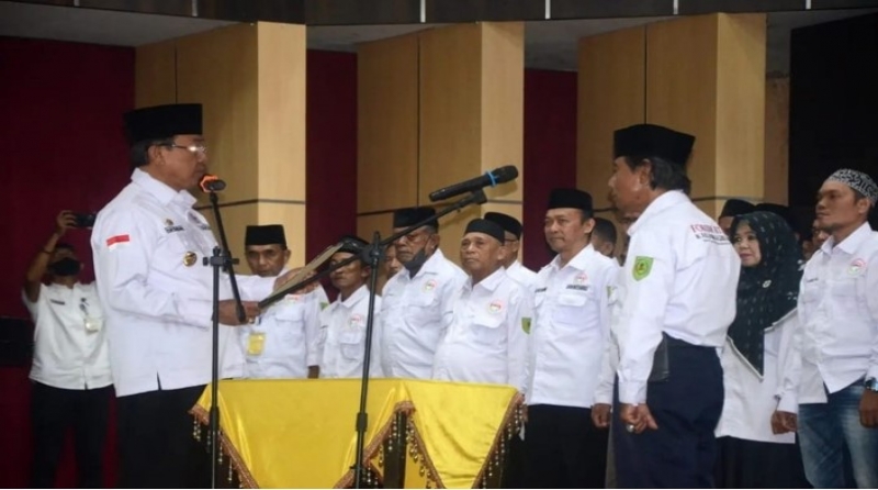 Ketua DPRD Inhil Hadiri Pengukuhan Pengurus Forum RT/RW Se-kabupaten Inhil