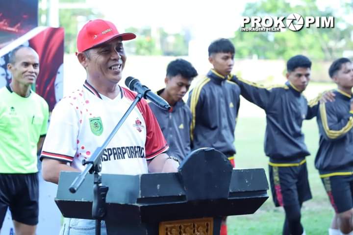 Pj Bupati Inhil Buka Secara Resmi Turnamen Sepakbola U-17 Inhil Cup 2024