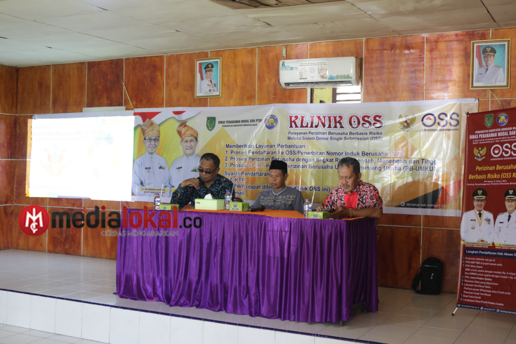 DPMPTSP Inhil Sosialisasikan Klinik OSS di Kecamatan Keritang