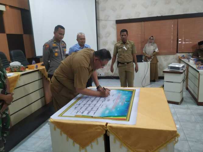 Dibuka Langsung oleh Sekda, DP2KBP3A Inhil Gelar Rokoor dan Komitmen Bersama Mendukung Inhil Menuju Kabupaten Layak Anak