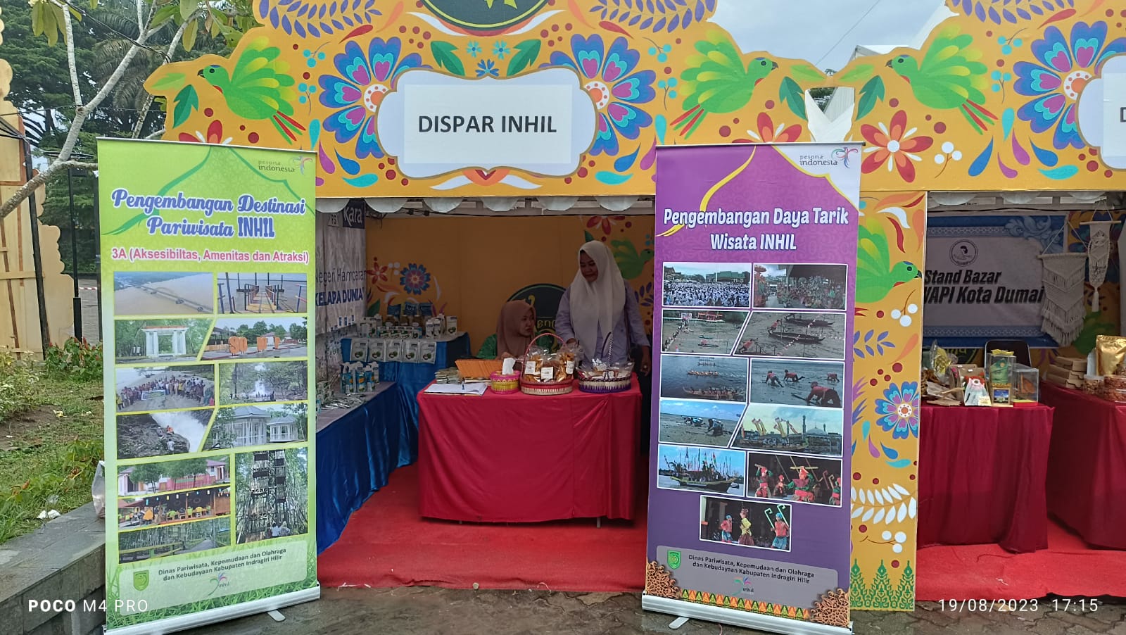 Pemkab Inhil Melalui Disparporabud Inhil Ikut Meriahkan keduri Riau 2023