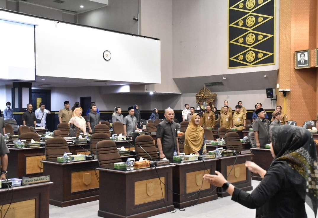 DPRD Pekanbaru Gelar Rapat Paripurna Penyampaian LKPJ 2022