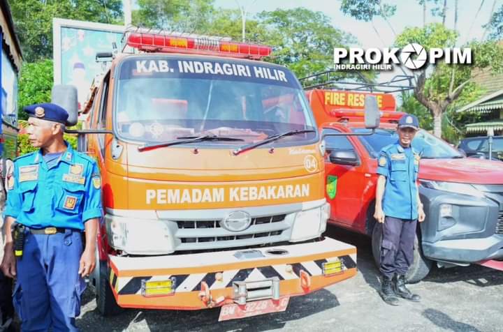 Pj Bupati Herman Pimpin Apel Gabungan Kesiap-siagaan Bencana Karhutla di Lapangan Upacara Kantor Bupati