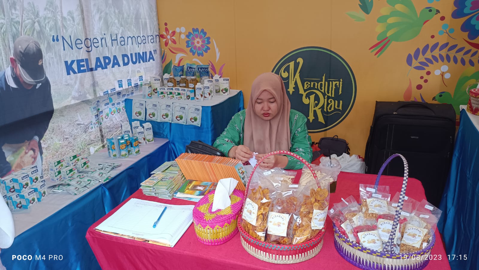Pemkab Inhil Melalui Disparporabud Inhil Ikut Meriahkan keduri Riau 2023