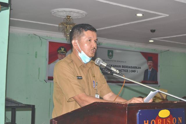 Disdagprin Bengkalis Taja Pelatihan Produk Makanan GMP