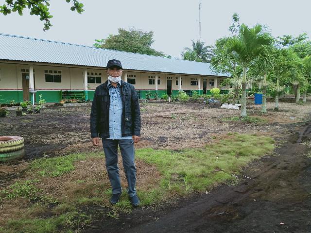 Disdik Inhil Tinjau Sekolah Diperbatasan Inhil-Pelalawan