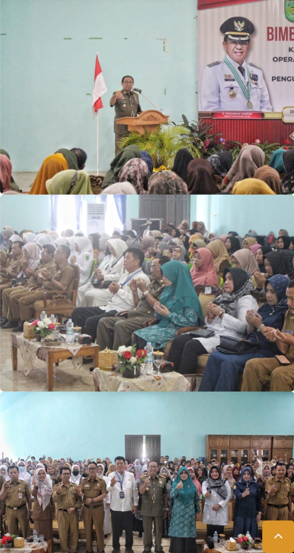 DP2KBP3A Inhil Menggelar Kegiatan Bimtek dan Pelatihan Kader Institusi Masyarakat Pedesaan