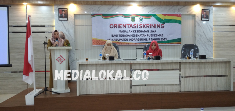Dinas Kesehatan Kabupaten Indragiri Hilir Gelar Orientasi Skrining Kesehatan Jiwa