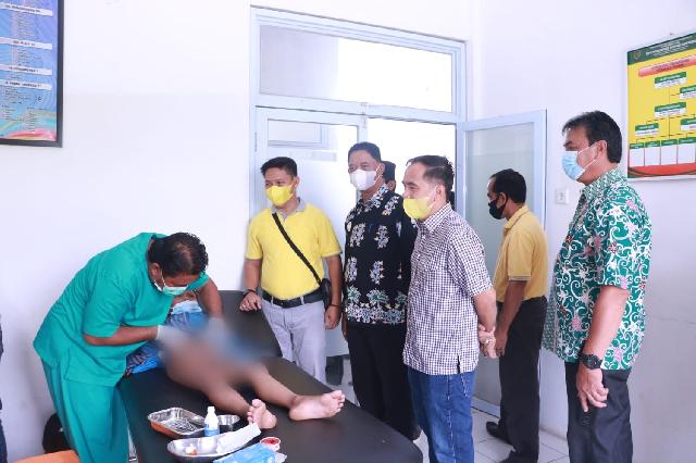 UPT Puskesmas Sungai Guntung Taja Khitanan Massal Bagi Anak Sekecamatan Kateman