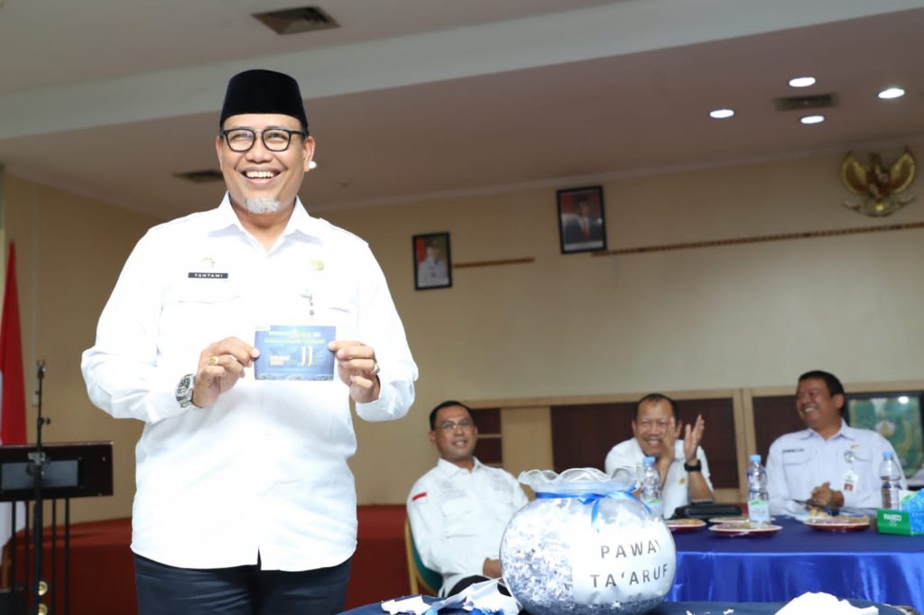 Bupati Inhil Menghadiri Pencabutan Undian Bazar dan Pawai Ta'aruf MTQ Tingkat Provinsi Riau