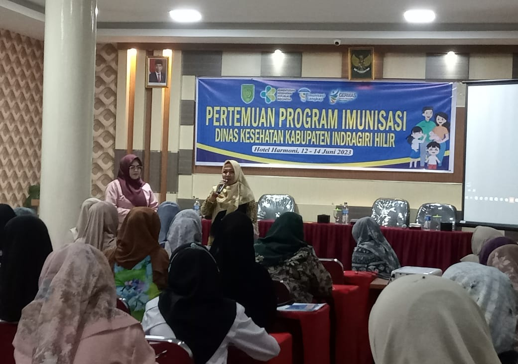 Dinkes Inhil Gelar Pertemuan Program Imunisasi yang Diikuti Seluruh Bidan dan Puskesmas se Inhil