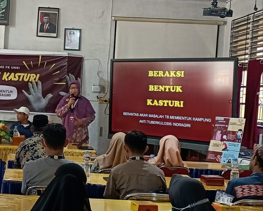 UPT Puskemas Tembilahan Hulu Terima Kunjungan Mahasiswa FK Kedokteran UNRI