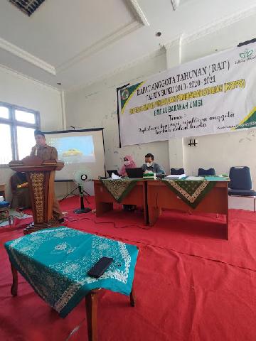 Diskop dan UKM Inhil Hadiri RAT BMT Al-Barokah Unisi