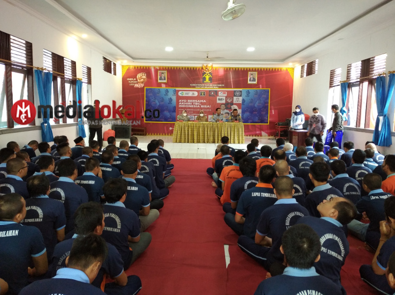 Cegah TBC, Dinkes Inhil Screning Kesehatan Warga Binaan Lapas Tembilahan