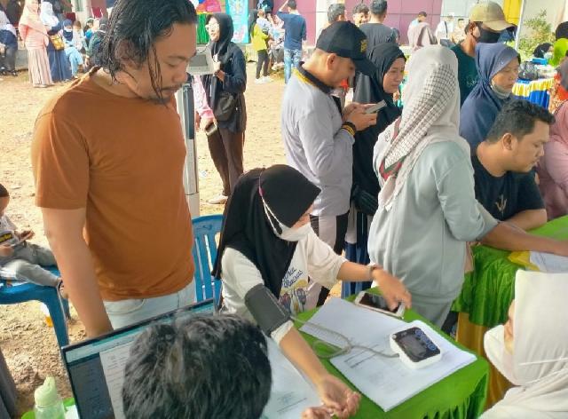 Semarakkan HKN ke-58, Dinkes Inhil Gelar Pemeriksaan Kesehatan Secara Gratis