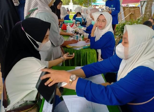 Semarakkan HKN ke-58, Dinkes Inhil Gelar Pemeriksaan Kesehatan Secara Gratis
