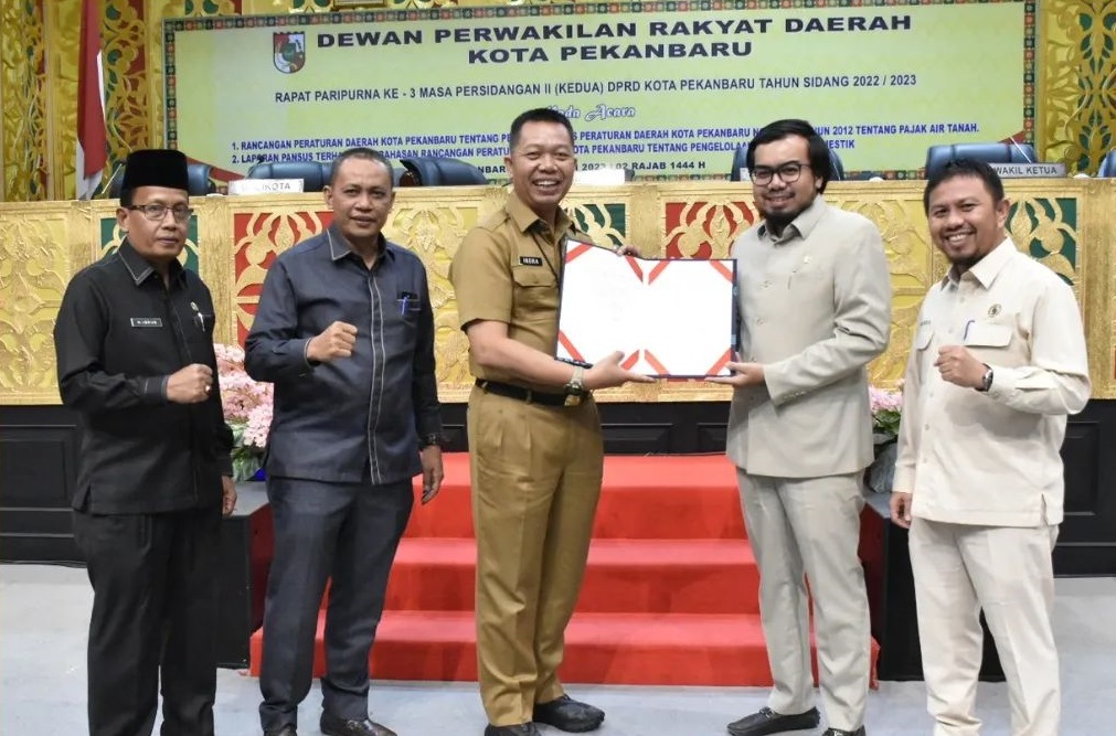 DPRD Pekanbaru Sahkan Perda Pengelolaan Air Limbah Domestik