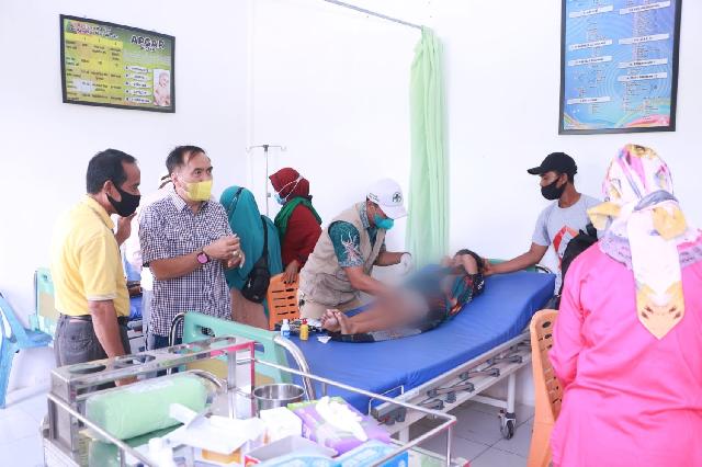 UPT Puskesmas Sungai Guntung Taja Khitanan Massal Bagi Anak Sekecamatan Kateman