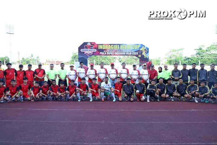 Pj Bupati Inhil Buka Secara Resmi Turnamen Sepakbola U-17 Inhil Cup 2024
