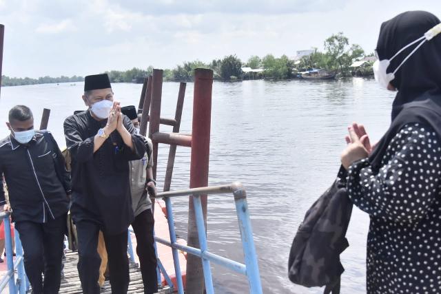 Hari ke-14 Ramadhan 1442 H, Pemkab Inhil Kunjungi Masyarakat Kecamatan Gaung