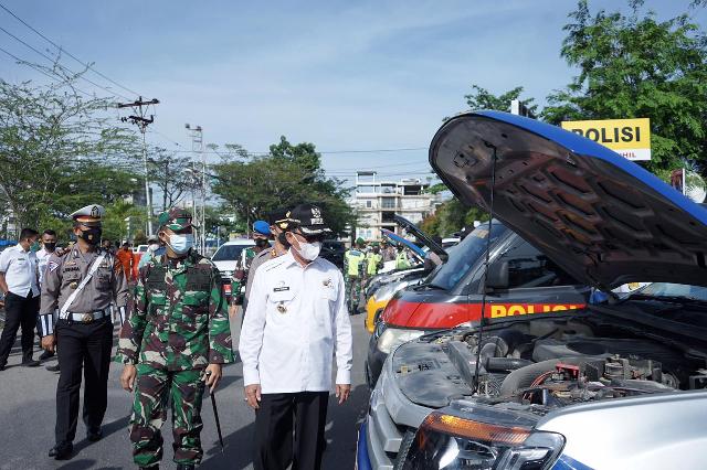 Bupati HM Wardan Pimpin Apel Gelar Pasukan Operasi Ketupat Lancang Kuning 2021