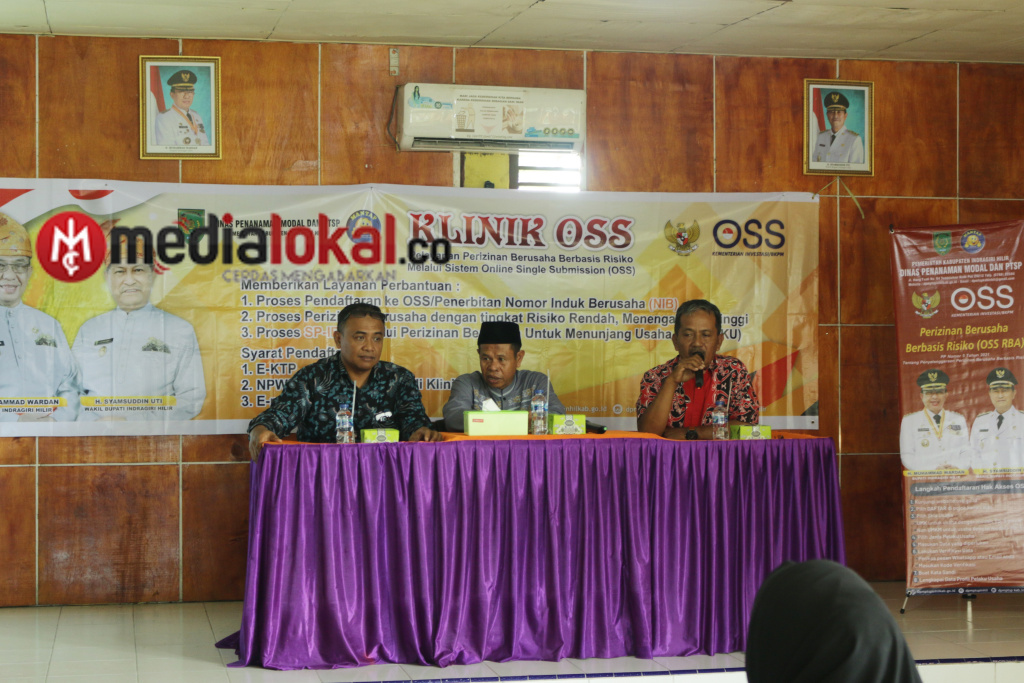DPMPTSP Inhil Sosialisasikan Klinik OSS di Kecamatan Keritang
