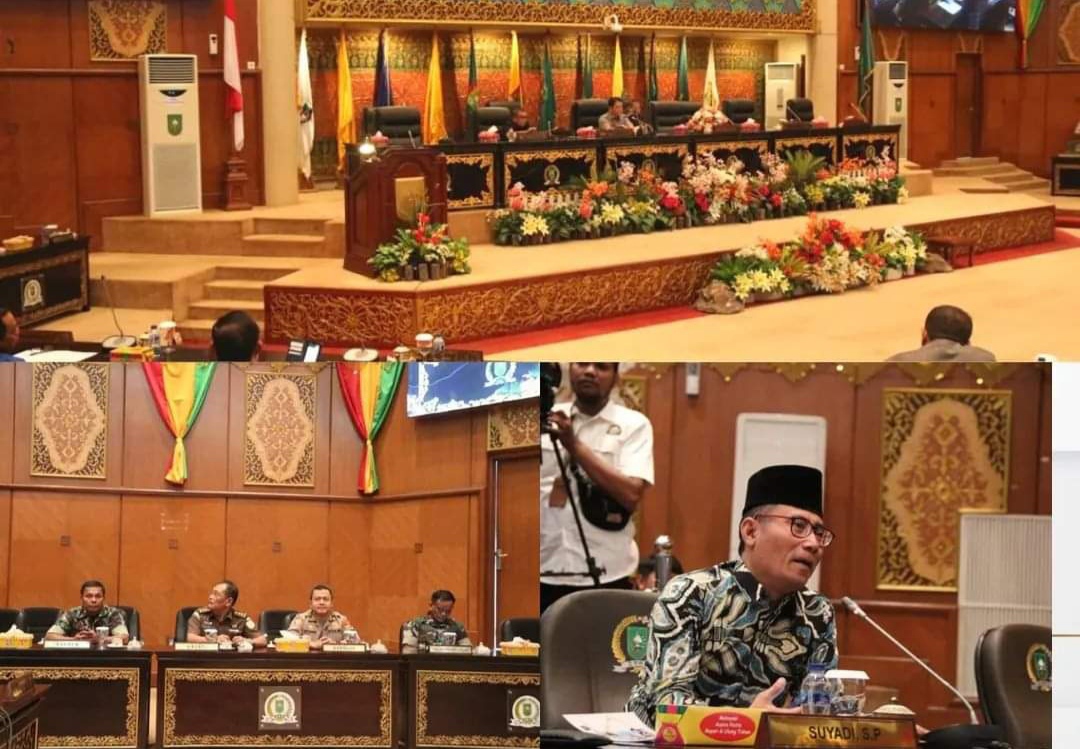 DPRD Provinsi Riau Gelar Rapat Paripurna dengan Agenda Penyampaian Pertanggungjawaban LKPJ Kepala Daerah Tahun 2022 Oleh Gubernur Riau