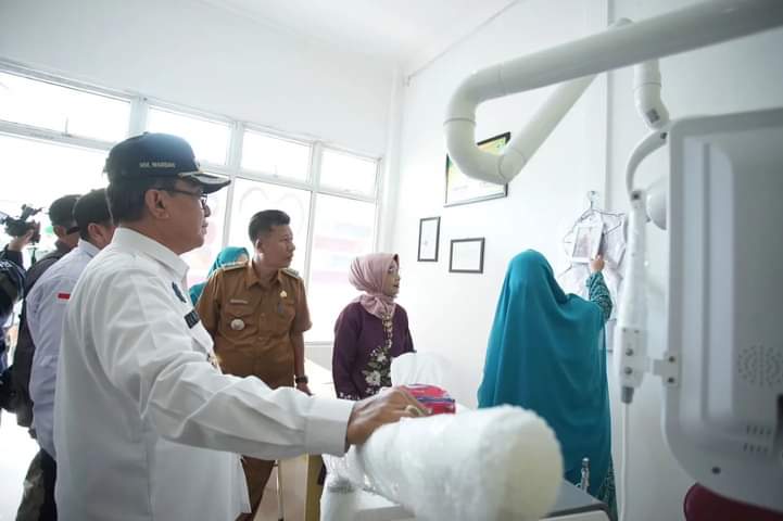 Peningkatan Pelayanan Kesehatan Gedung Baru UPT Puskesmas Kecamatan Mandah Diresmikan
