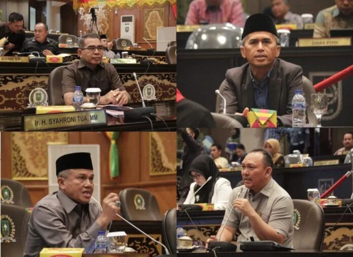 DPRD Provinsi Riau Paripurna Beberapa Agenda